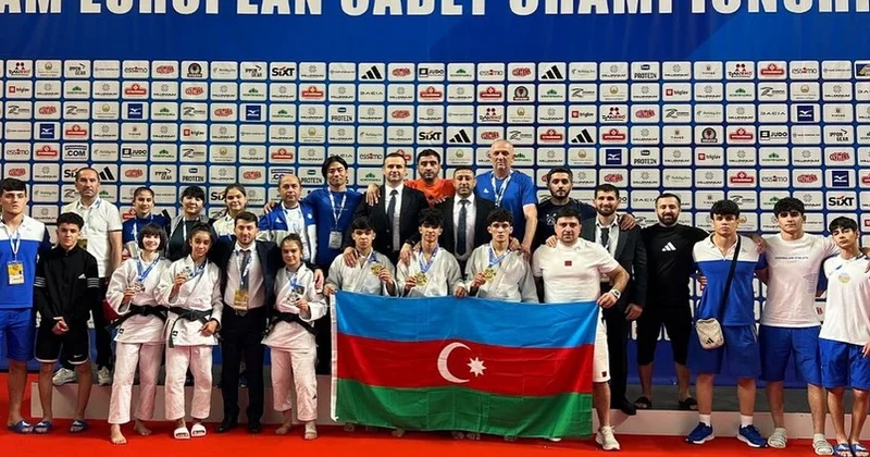 Azərbaycanın yeniyetmə oğlanlardan ibarət cüdo yığması Avropa çempionatında birinci olub