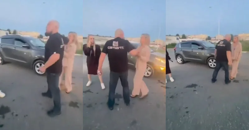 Rusiyada benzin növbəsində dava: Kişi növbədəki qadınları döydü VİDEO
