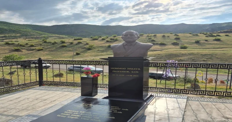 Görkəmli şair Məmməd İsmayılın doğma kəndində büstü ucaldıldı