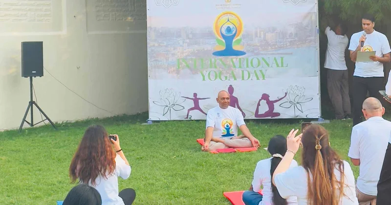 Hindistanın Bakıdakı səfiri jurnalistlər və sosial media influenserləri üçün xüsusi “Power Yoga” sessiyası təşkil edib