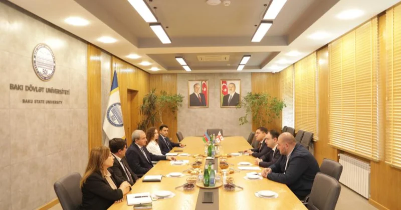Gürcüstan parlamentinin nümayəndə heyəti BDU da olub
