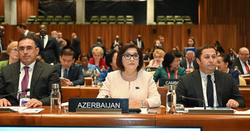 Cenevrədə Qadın Parlament Sədrlərinin Samiti keçirilib, Milli Məclisin sədri çıxış edib