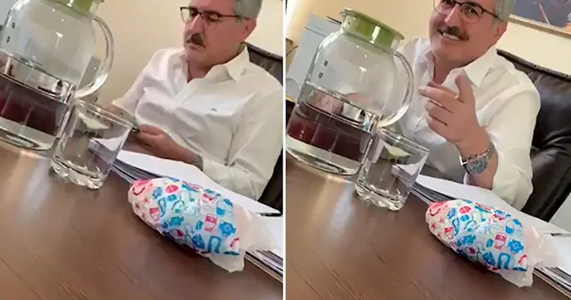 Türkiyə məmurun rüşvət görüntülərindən danışır Video