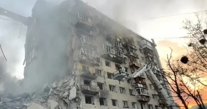 Rusiya Kiyevə zərbə endirdi xəsarət alanlar var