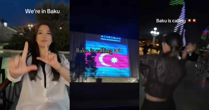 Qazaxıstanlı xanımlar arasında Bakı trendi VİDEO