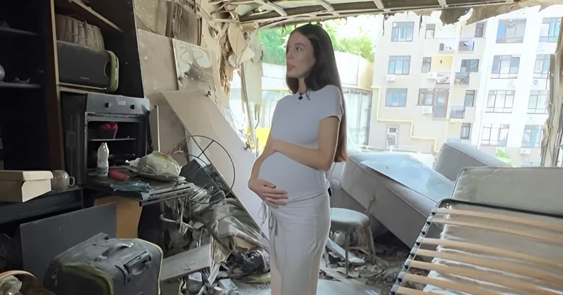Evi vurulan ukraynalı model Trampa səsləndi: Tezliklə ana olacağam