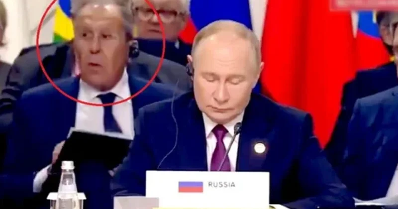 Ayağımı tapdalayan qıza dedim ki... Lavrov