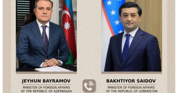 Ceyhun Bayramovla Özbəkistan XİN başçısı telefonda danışdı Nələr müzakirə olunub?