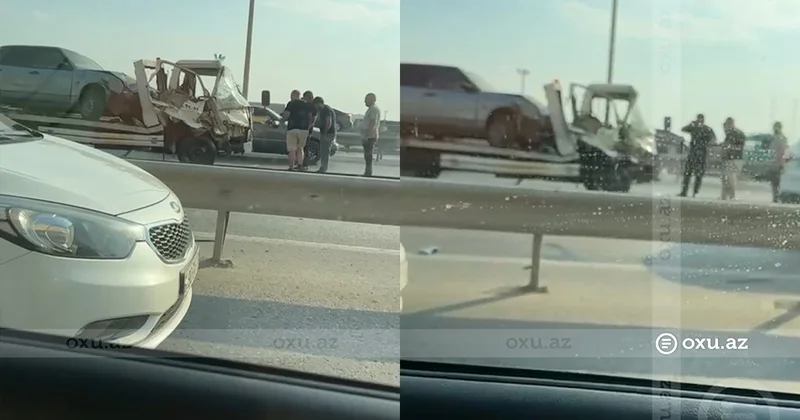 Bakı Sumqayıt yolunda zəncirvari QƏZA