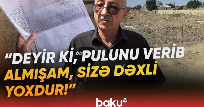 Masazırda torpaq davası: Vətəndaş bələdiyyəni ittiham etdi