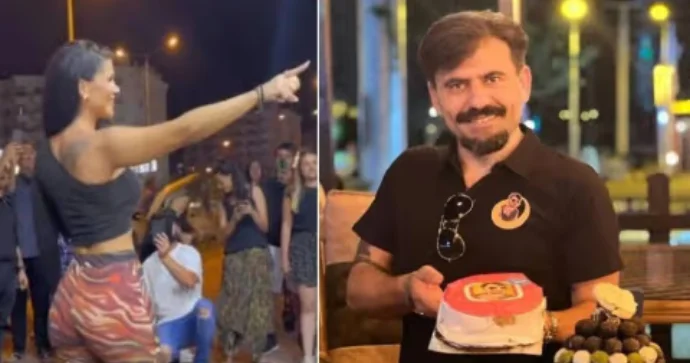Bakıda qız gəlinləri oynadan dondurmaçı Rəzalət, yoxsa əyləncə?