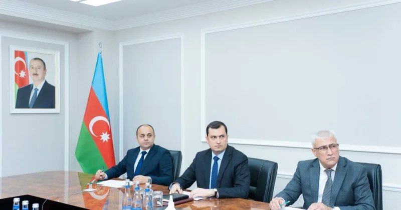 Ədliyyə nazirinin müavini videoqəbul keçirib