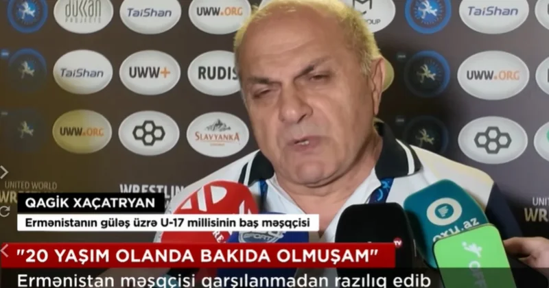 Ermənistan millisinin məşqçisi Bakıdakı təşkilatçılığı yüksək qiymətləndirdi VİDEO