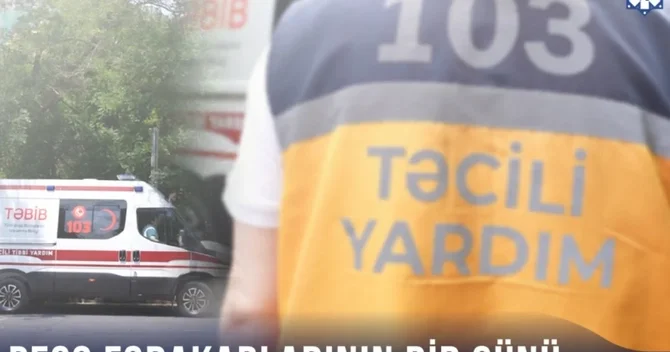 Peşə fədakarlarının bir günü : Təcili tibbi yardım əməkdaşlarının iş prosesi