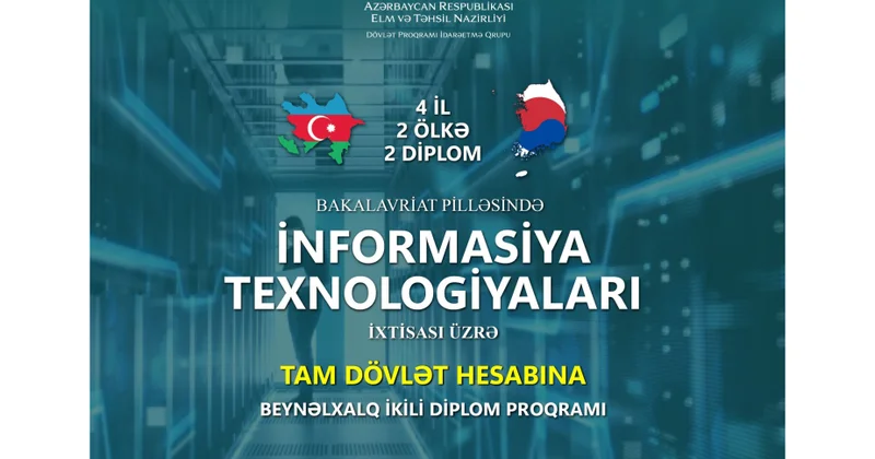 BMU informasiya texnologiyaları ixtisası üzrə abituriyentlər üçün geniş imkanlar yaradır