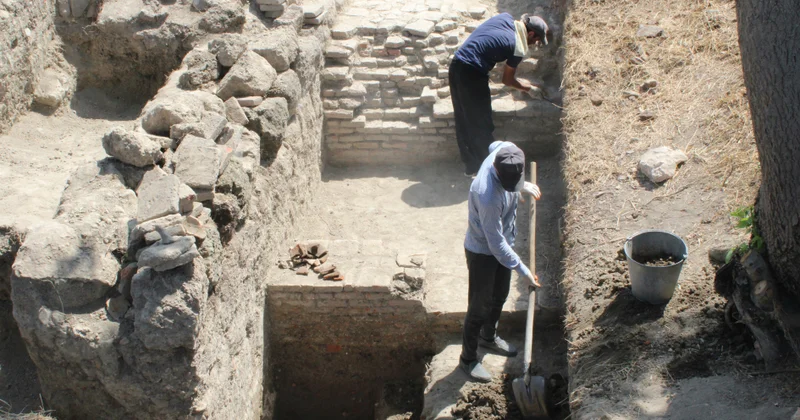 Qədim Qəbələdə saray tipli ictimai binanın qalıqları aşkarlanıb