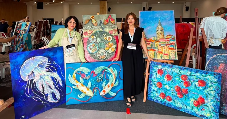 “Arts Council Azerbaijan” rəssamları Türkiyədə beynəlxalq yaradıcılıq seminar məşğələsində iştirak ediblər