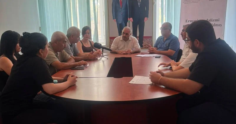 Erməni vandalizmi ilə bağlı növbəti tədbir keçirilib FOTOLAR