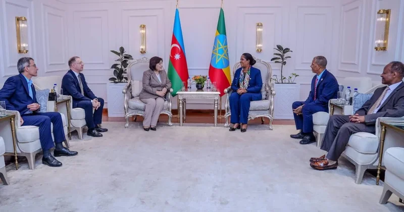 Sahibə Qafarova Efiopiyaya gedib