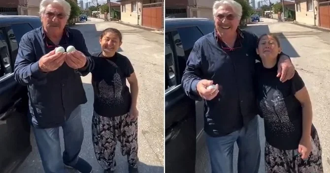Bağ evinə gedən aktyor yolu tapa bilmədi, rastlaşdığı qadından mavi yumurtalar aldı