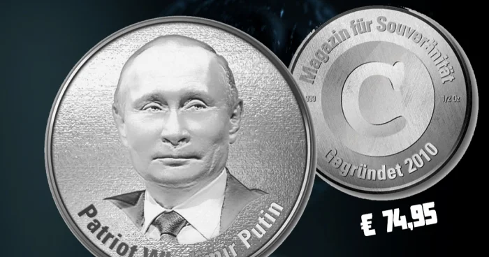 Almaniyada Putinin şərəfinə sikkə buraxılıb