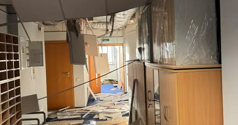 В Киеве в результате атаки повреждено здание представительства Евросоюза