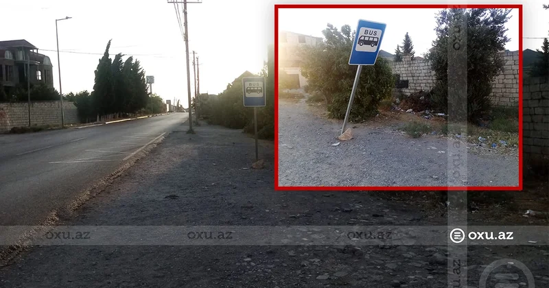 Mehdiabad Digah Məhəmmədi yolunda avtobus dayanacaqları yox dərəcəsindədir ŞİKAYƏT