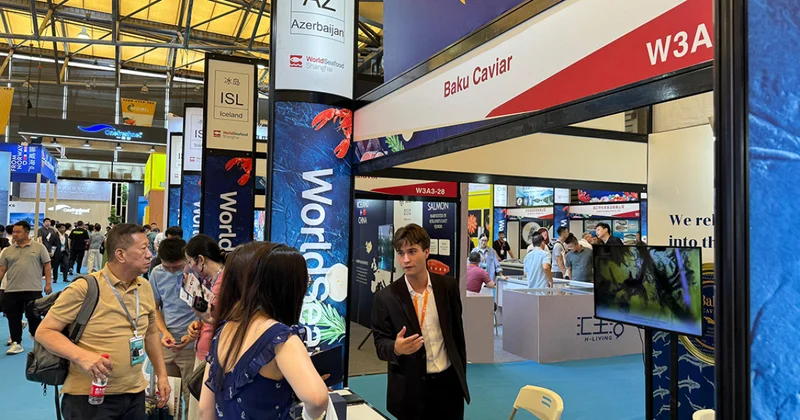 Azerbaijan Fish Farm впервые представляет Азербайджан на World Seafood Shanghai 2025! фото