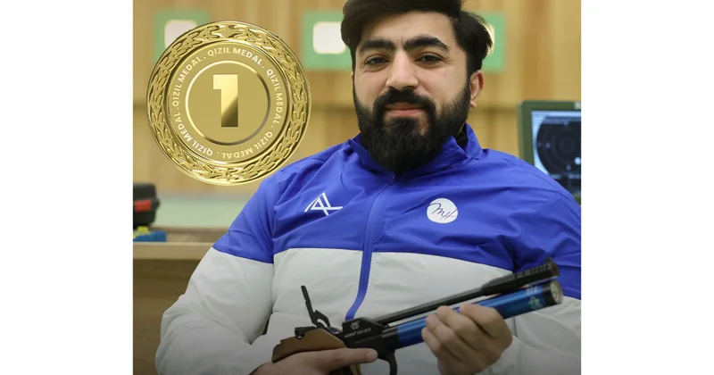 Azərbaycanın paragüllə atıcısı Serbiyada qızıl medal qazanıb