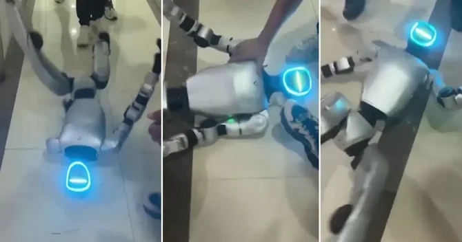 Çində robot proqram səhvi səbəbindən panik atak keçirdi