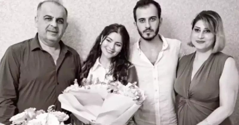Aygünlə Sənanın nişanından fotolar