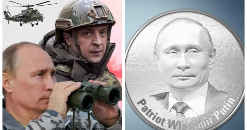 Yem olmaq sırası indi də Ukraynadadır: Putinin şərəfinə gümüş sikkə