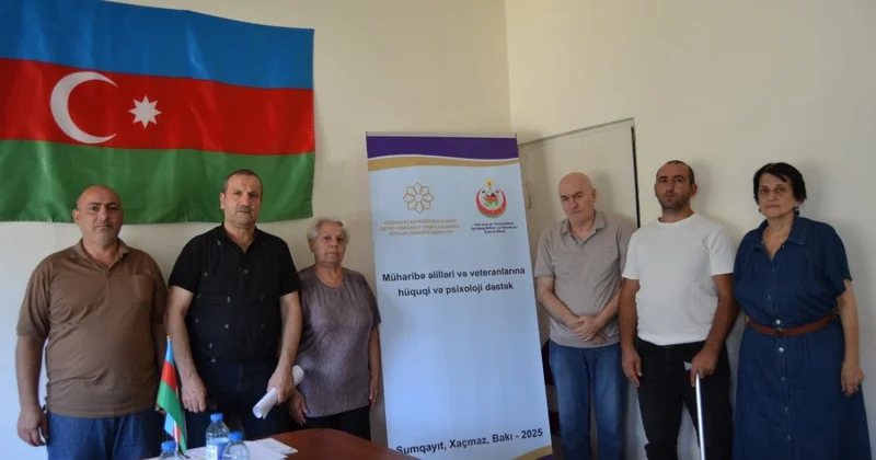 “Müharibə əlilləri və veteranlarına hüquqi və psixoloji dəstək” layihəsinin yekun tədbiri keçirildi FOTOLAR