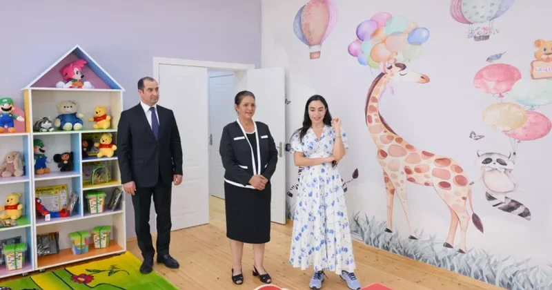 Лейла Алиева открыла детсады ясли в Шамахинском районе