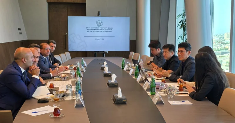 Kadastr sistemindəki texnoloji imkanlarla bağlı Koreya nümayəndə heyəti ilə əməkdaşlıq müzakirə edilib