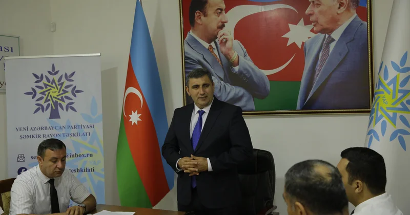 YAP Şəmkir rayon təşkilatında fəallarla görüş keçirilib FOTO