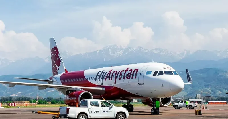 Возгорание на самолете FlyArystan