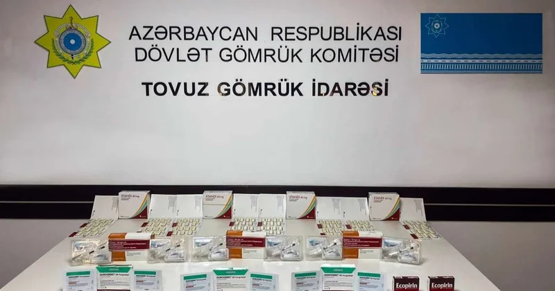 Bəyan edilməyən dərmanların gömrük sərhədindən keçirilməsinin qarşısı alınıb