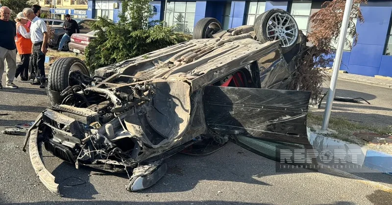 В Сумгайыте произошло ДТП с участием четырех автомобилей