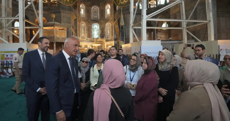 Ayasofya məbədində bərpa işləri aparılır
