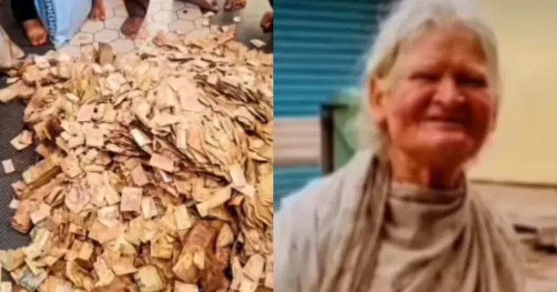 Dilənçilik edən qadının evindən sərvət çıxdı