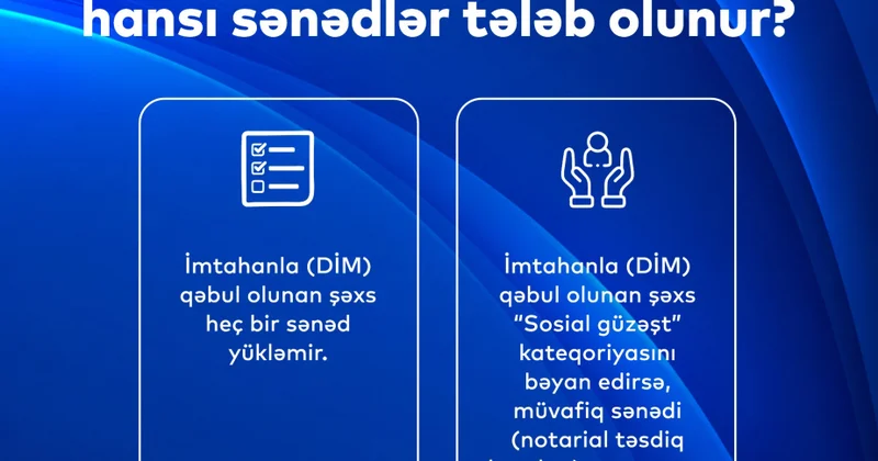 BDU ya qəbul olunan şəxslərin elektron qeydiyyatı başlandı