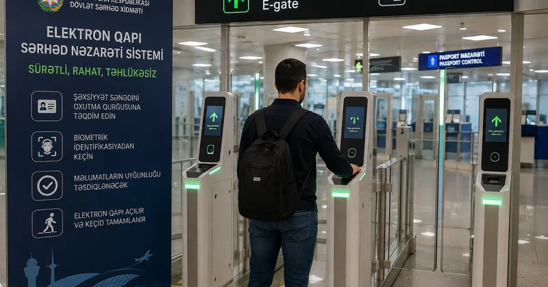 Без пограничника за 20 секунд: в аэропорту Баку заработала новая система