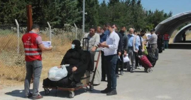 Suriyaya qayıdanların sayı açıqlandı