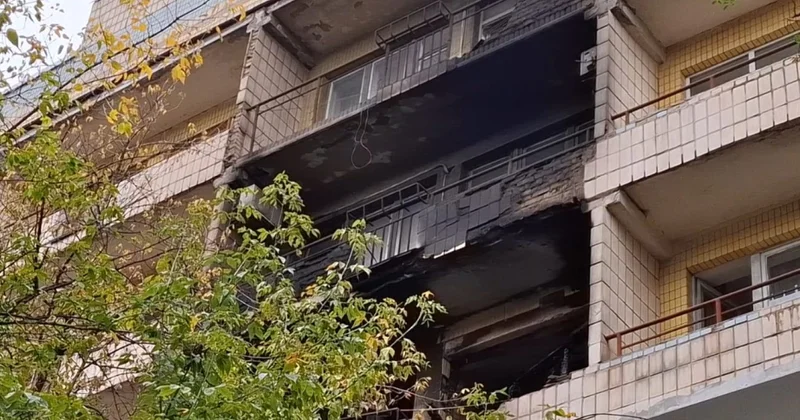 Kiyev Kardiologiya İnstitutu dronla vuruldu AZƏRTAC ın HADİSƏ YERİNDƏN REPORTAJI