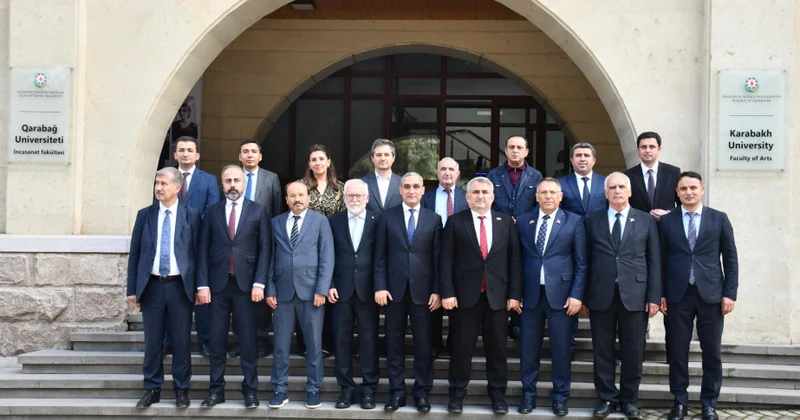 Türkiyə universitetlərinin rektorlarından ibarət nümayəndə heyəti Qarabağ Universitetində olub