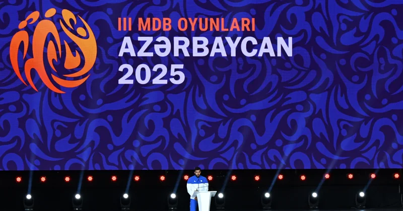 MDB oyunlarının açılış mərasimindən GÖRÜNTÜLƏR