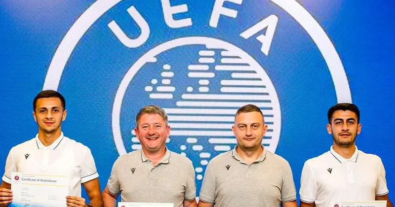 Azərbaycanlı hakimlər UEFA nın proqramında iştirak etdilər FOTO
