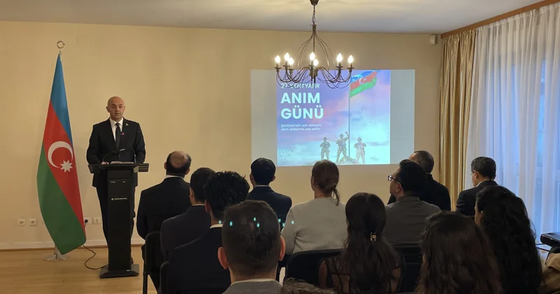 27 Sentyabr Anım Günü: Şəhidlərimizin xatirəsi Strasburqda anılıb FOTO