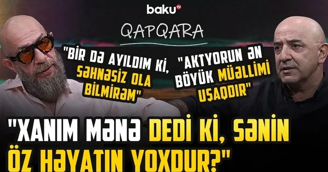 Əməkdar artistdən ETİRAF: Mənim öz həyatım yoxdur